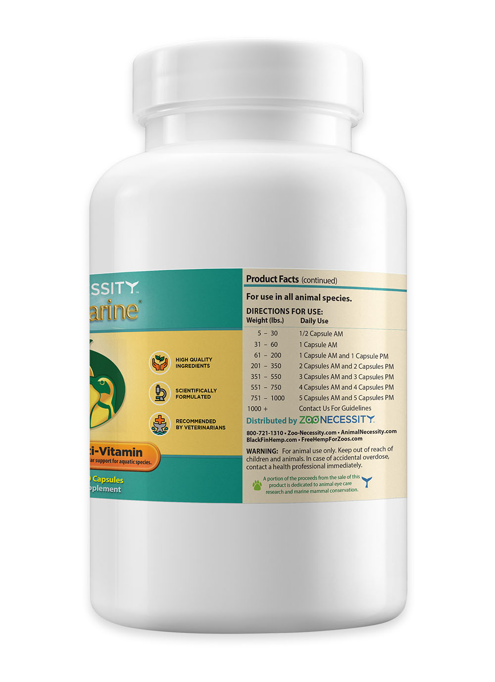 OptiMarine™ Complete Marine Animal Multivitamin Animal Necessity